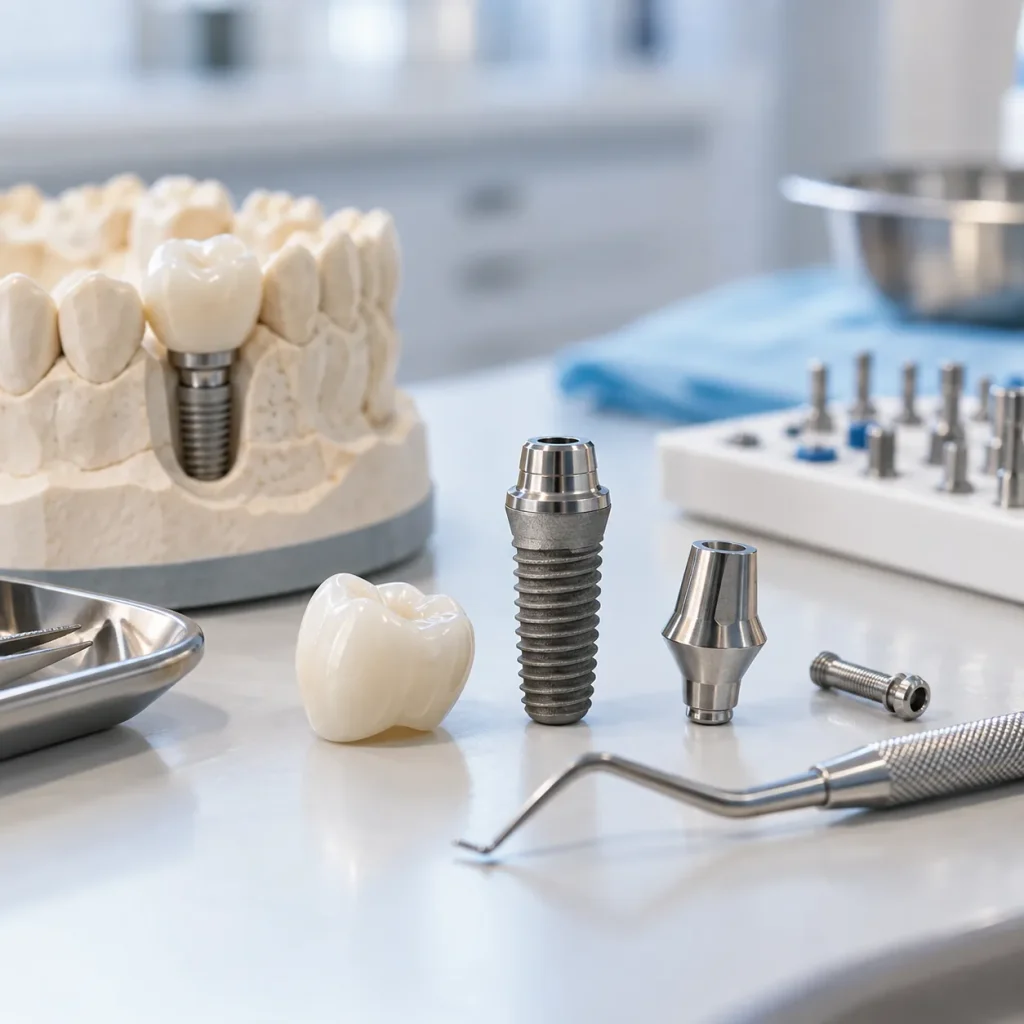 Representative image of dental implant treatment