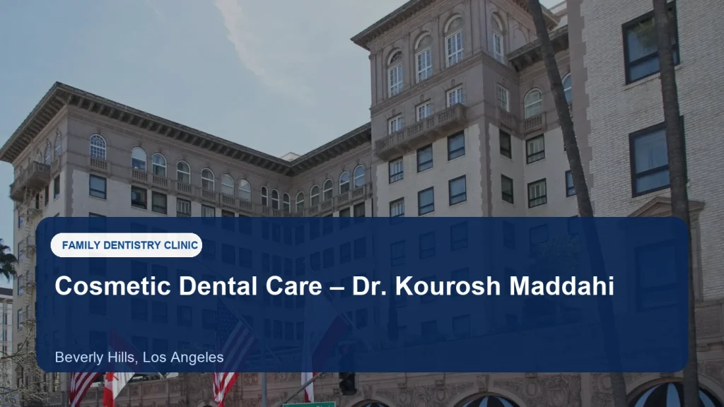 Cosmetic Dental Care – Dr. Kourosh Maddahi — illustrative image