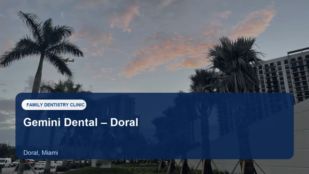 Gemini Dental – Doral — illustrative image