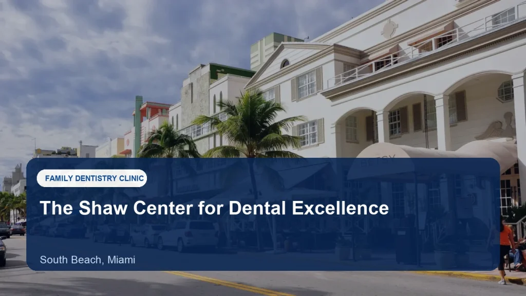 The Shaw Center for Dental Excellence — illustrative image