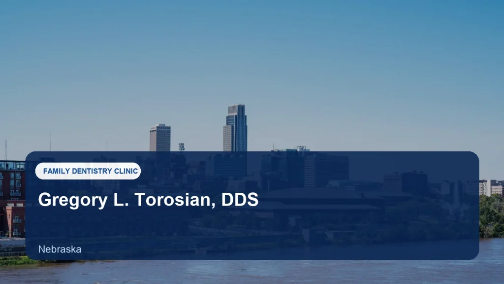Gregory L. Torosian, DDS — illustrative image